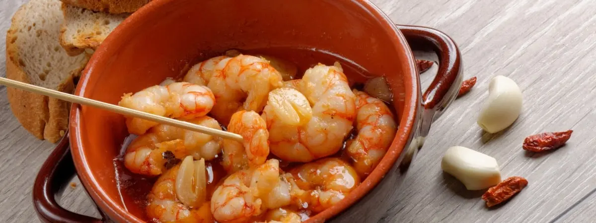 Shrimps with garlic