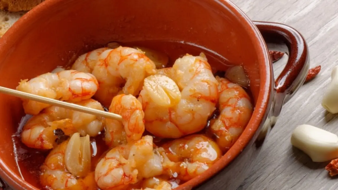 Shrimps with garlic