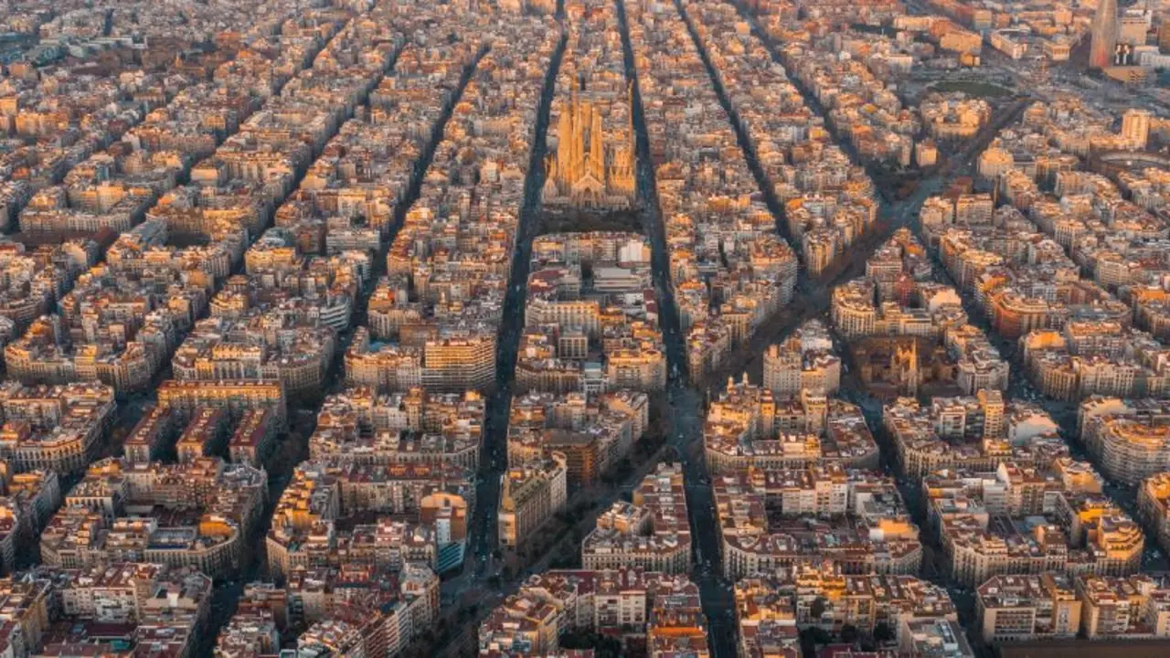 panoramic of barcelona
