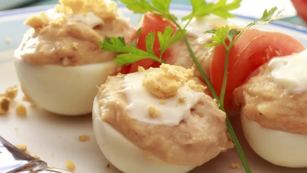 stuffed eggs