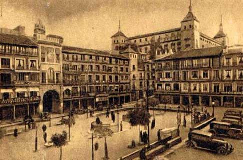 Old photograph of the Zocodover Plaza