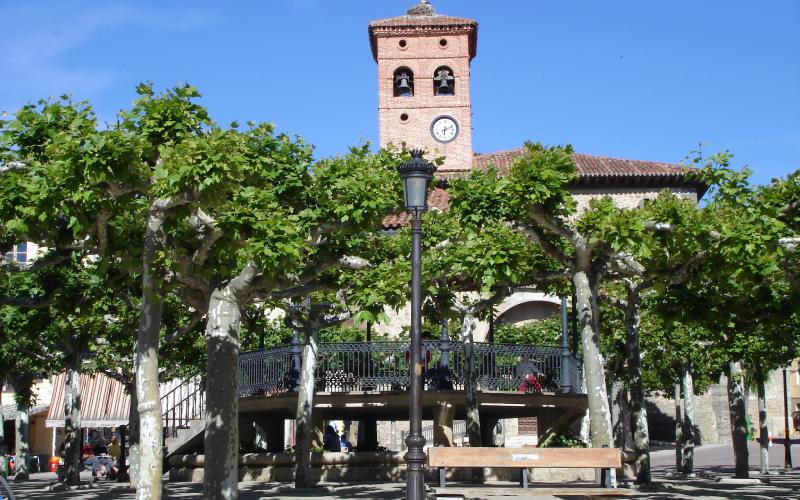Plaza mayor de Belorado