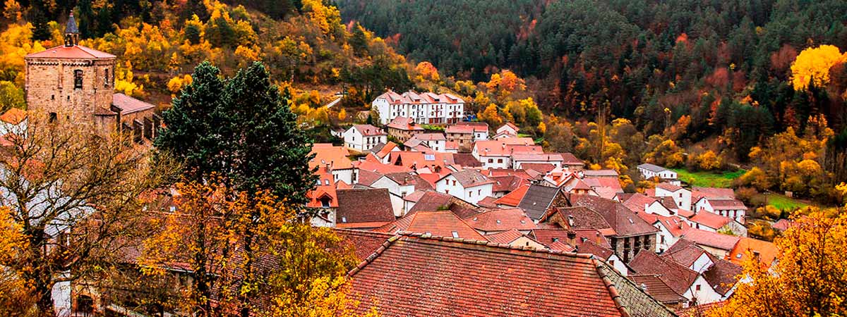 valle del roncal en otoño