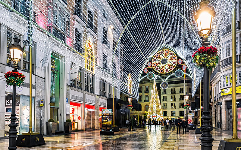 Calle Larios illuminated, Málaga