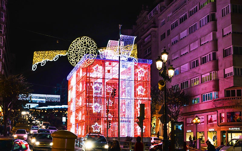 Large christmas lights box