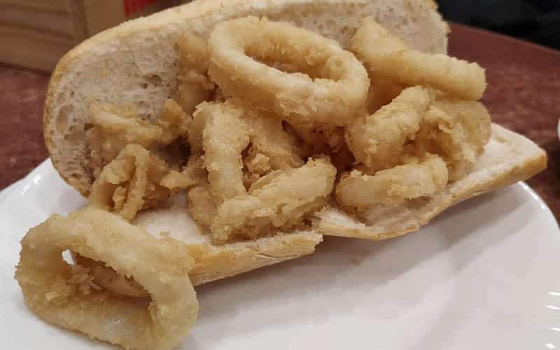squid sandwich