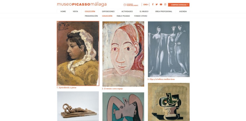 Visita virtual a la colección del Museo Picasso de Málaga
