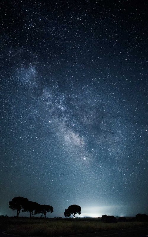 Entorno nocturno del mirador de La Cocosa