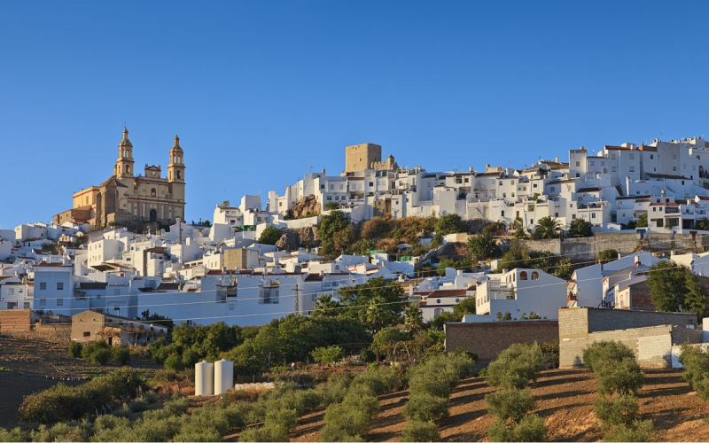 Vista panorámica de Olvera