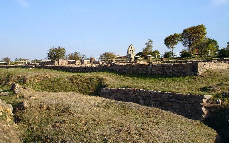 Paisaje de las ruinas de Julióbriga