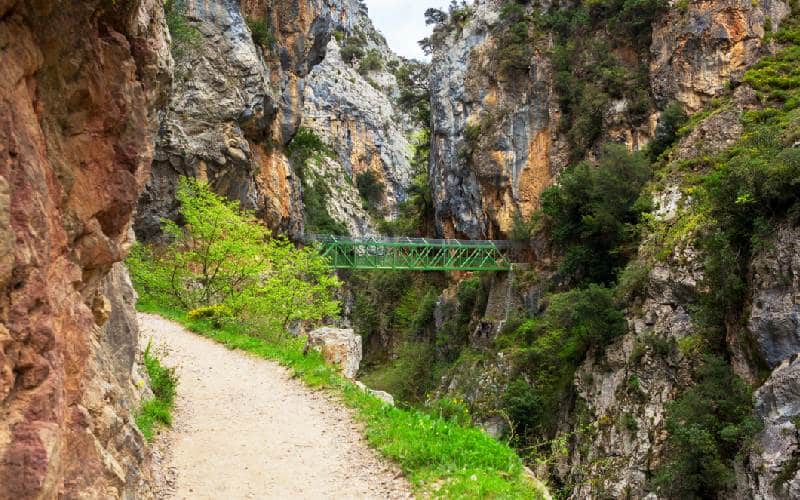Puente de Los Rebecos de la Ruta del Cares