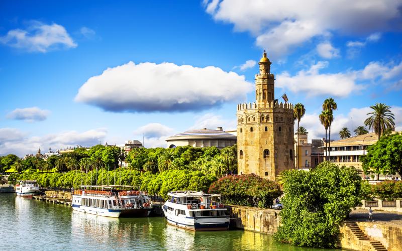 Torre del Oro y Guadalquivir