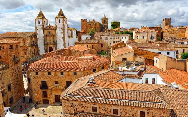 Cáceres y su casco antiguo
