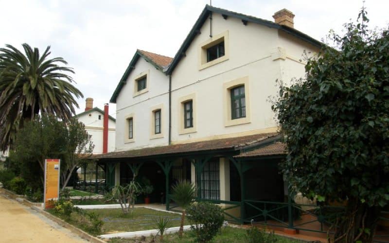 Casas del barrio de Bellavista en Minas de Riotinto