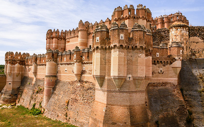 Pueblos más bonitos de Segovia castillo de Coca