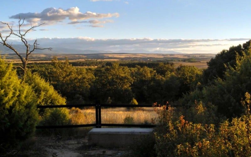 Mirador en las rutas que recorren Cantalejo