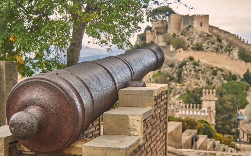 Castillo de Xativa en Valencia