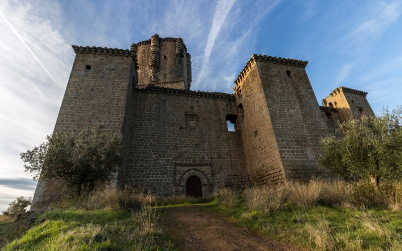 Una entrada al castillo de Belalcázar