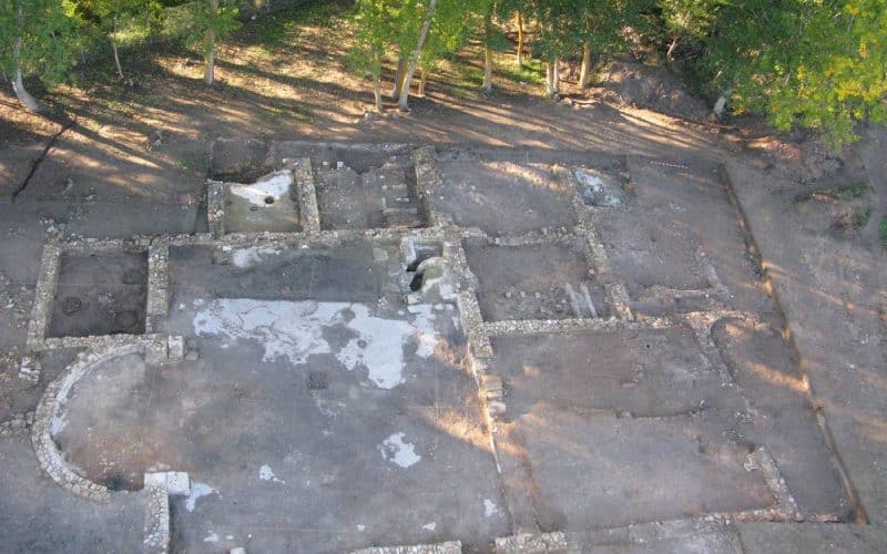 Balneum de la villa romana de Noheda