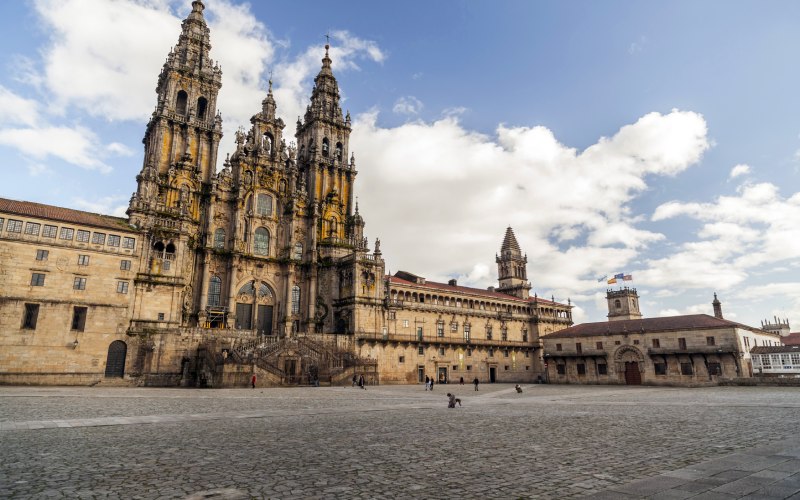 Plaza del Obradoiro y Catedral de Santiago