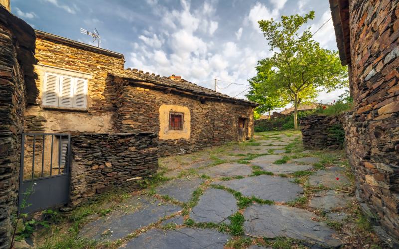 Casas típicas de Campillo de Ranas