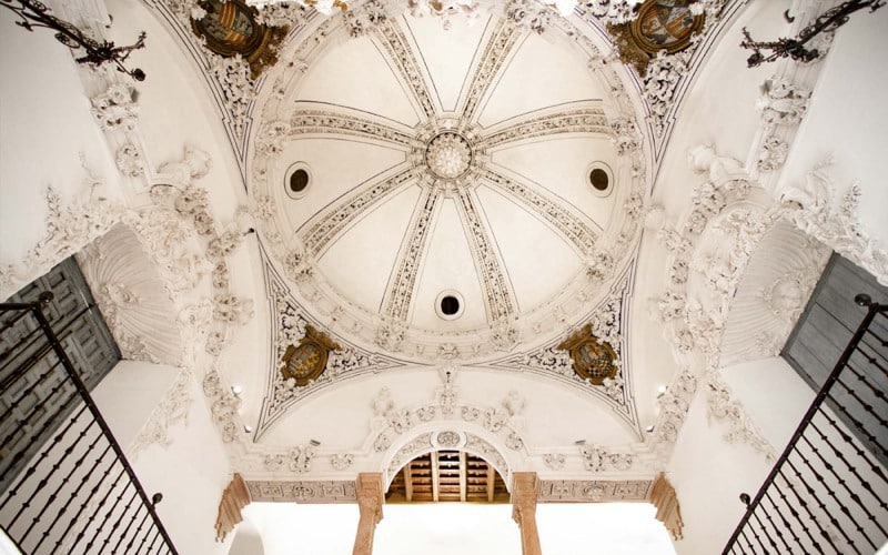 Palacio de Peñaflor cúpula interna