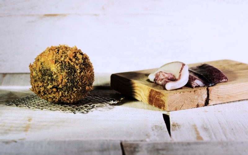Squid croquettes