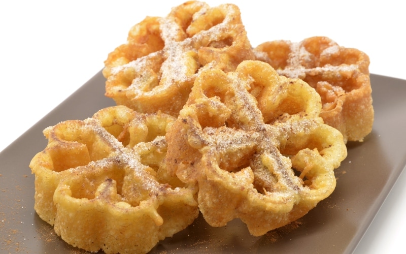 The traditional flores fritas of La Mancha