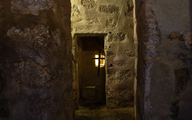 Celda de San Pedro de Alcántara en el Convento del Palancar