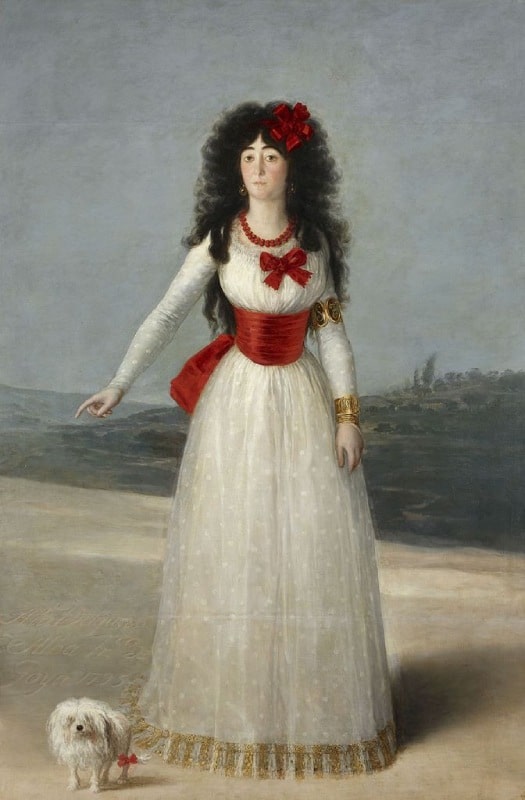 La duquesa de Alba de Francisco de Goya
