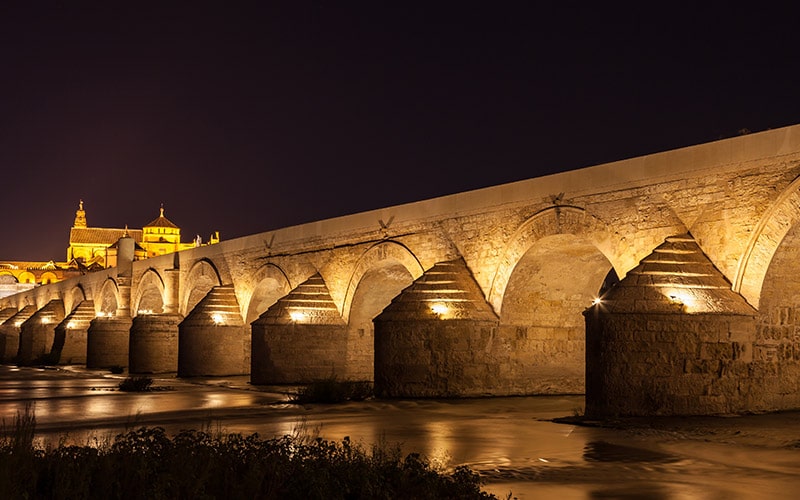 Roman Bridge in Córdoba, the stage of Game of Thrones in Spain