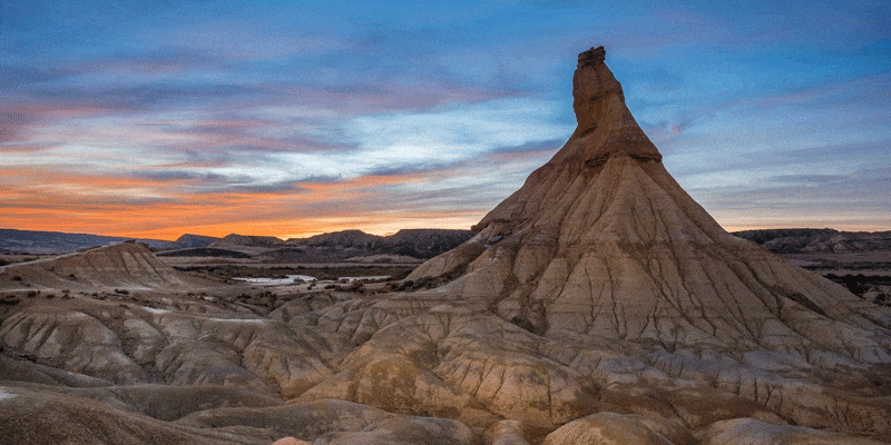 Bardenas Reales, a desert that staged Game of Thrones in Spain
