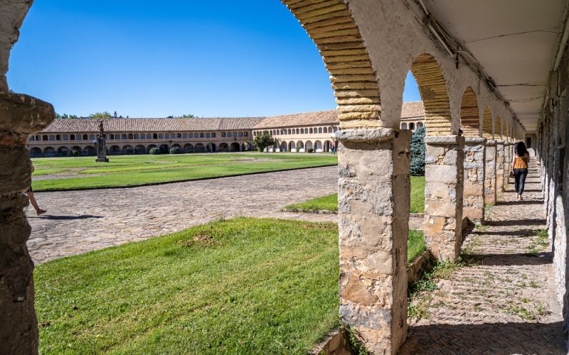 Main square of the Castle of San Pedro de Jaca