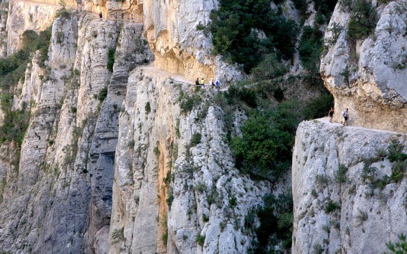 Route through Mont-Rebei