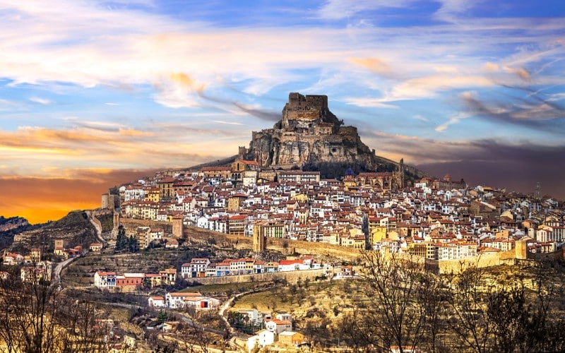 Vistas del pueblo de Morella