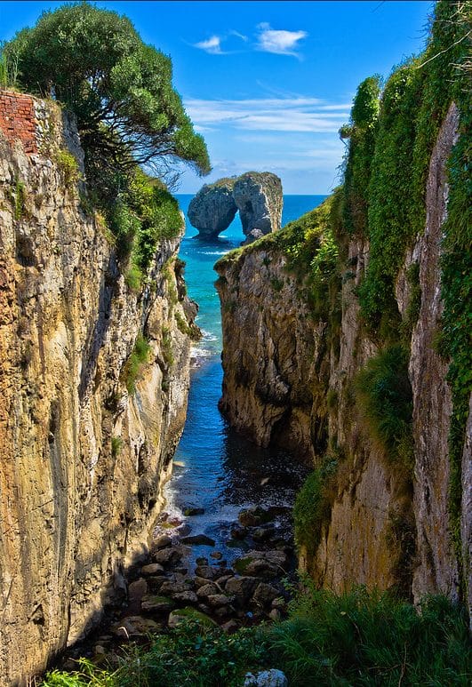 Playas secretas de Asturias Playa de la Canalina
