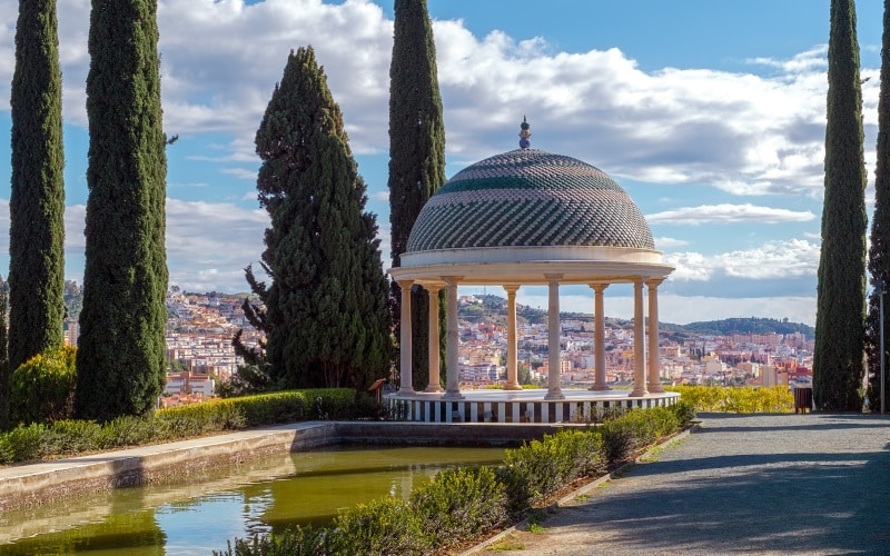 A spot full of nature and breathtaking views over Málaga.