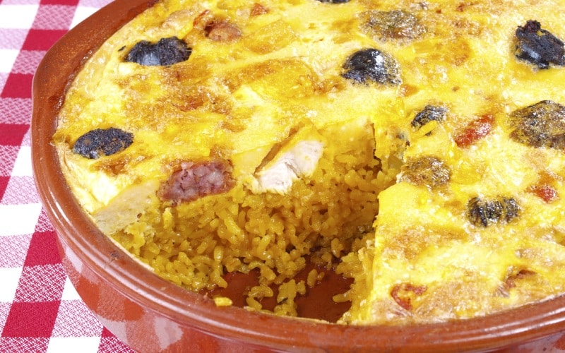 Crusted rice