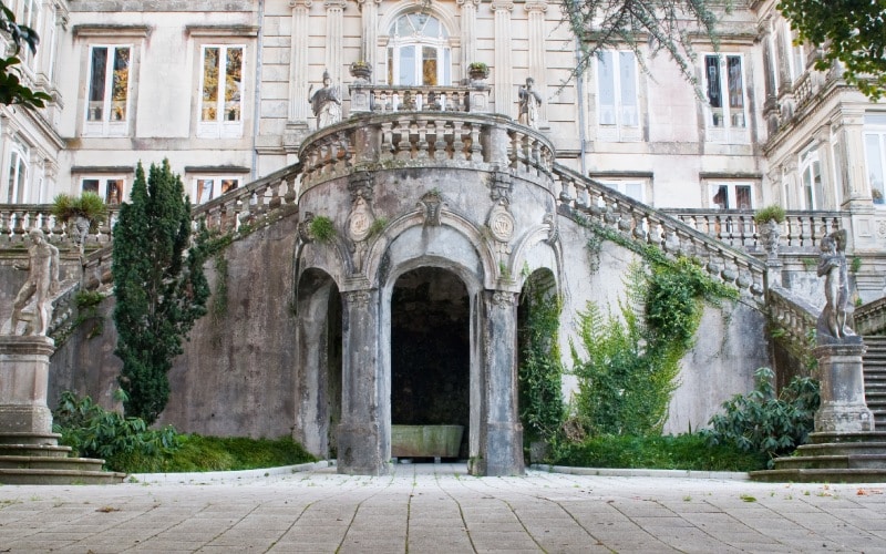 Imperial staircase of the Pazo de Lourizán
