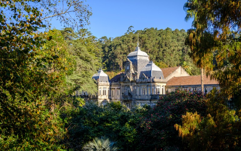 View of the Pazo de Lourizán