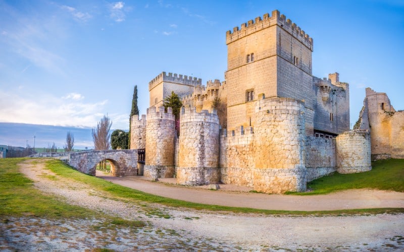 The castle of Ampudia