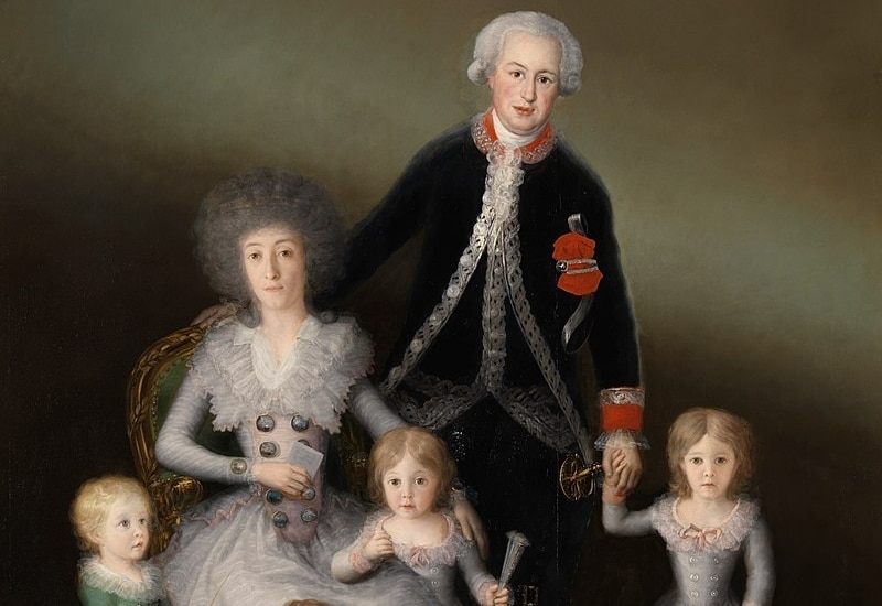 The Dukes of Osuna and their children, Goya