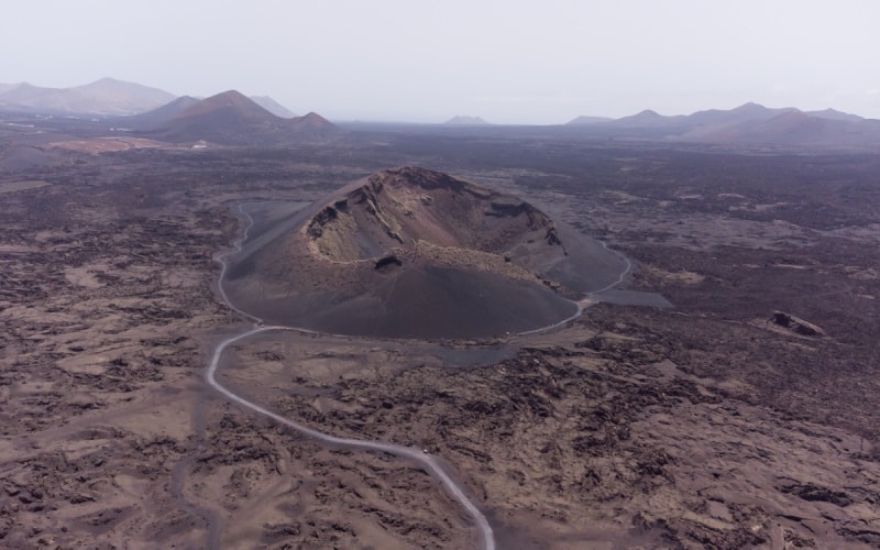 El Cuervo volcano Lanzarote