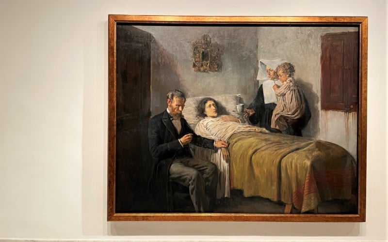 Pablo Picasso painting ciencia y caridad