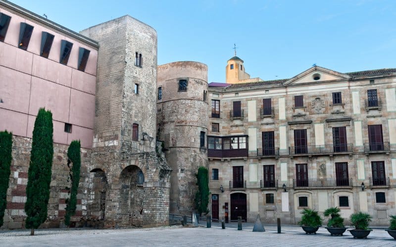 Roman building in Barcelona