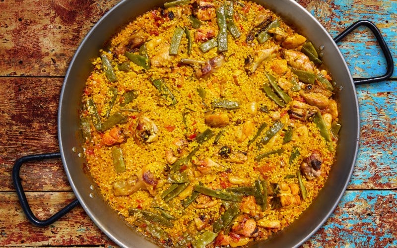 Paella cuisine