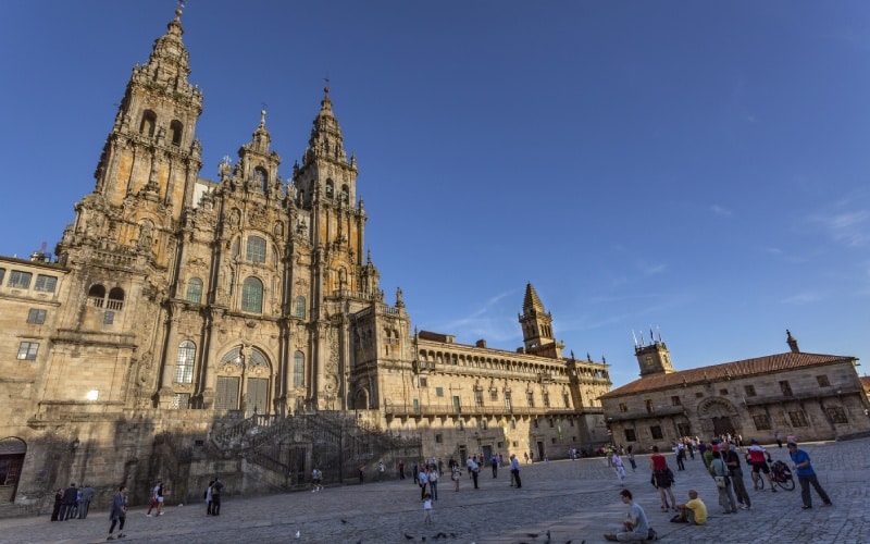 Obradoiro square santiago de compostela