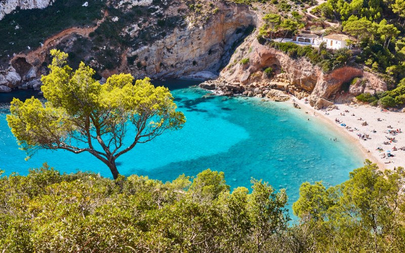 Granadella cove.