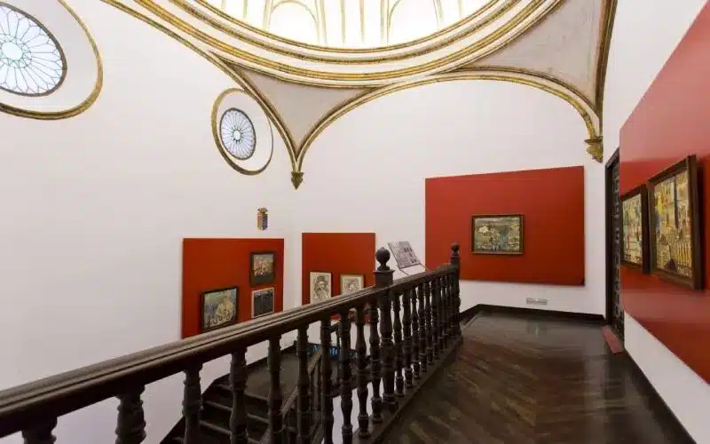 Stairs and dome in the Shooting House