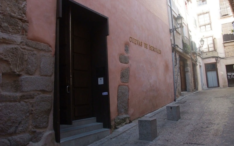 Entrance to the Caves of Hercules in Toledo.
